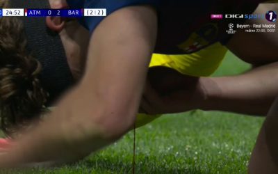 Accidentare TERIBILĂ în Atletico – Barcelona: Fermin Lopez, zdrobit de sânge