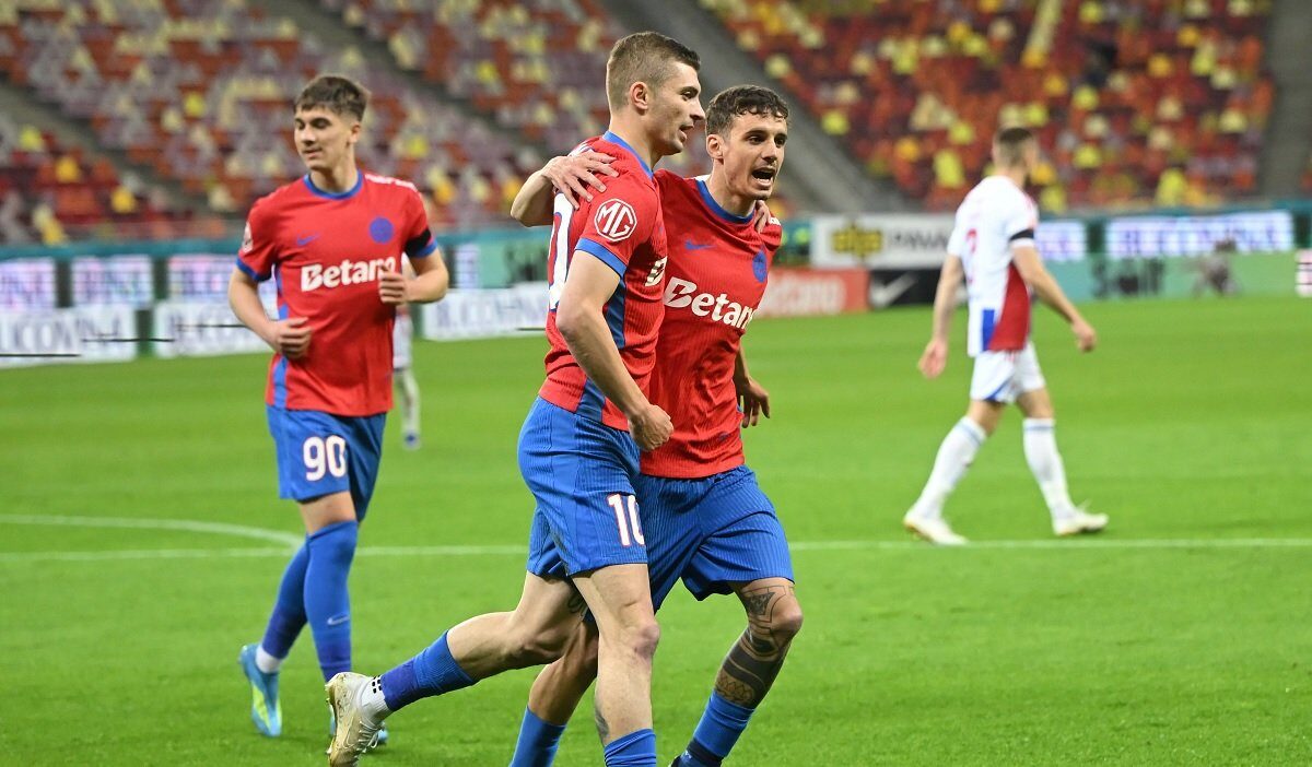 FCSB, spectacol cu Oțelul: Trei goluri în 22 de minute, sub Mirel Rădoi