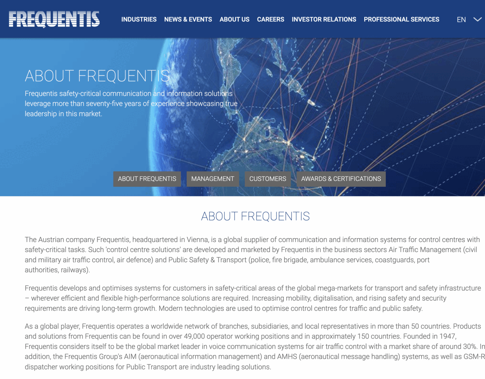 Compania Frequentis România, specializată în dezvoltarea de software pentru managementul traficului aerian și siguranță publică, a încheiat anul 2025 cu o cifră de afaceri de 95 de milioane de lei