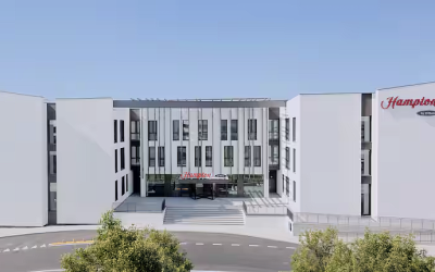 Banca Transilvania acordă un credit de peste 50 de milioane de euro pentru un hotel din Veneția Banca Transilvania (BT) a acordat o finanțare de peste 50 de milioane de euro pentru Hampton by Hilton Venice Isola Nuova, prin sucursala sa din Italia
