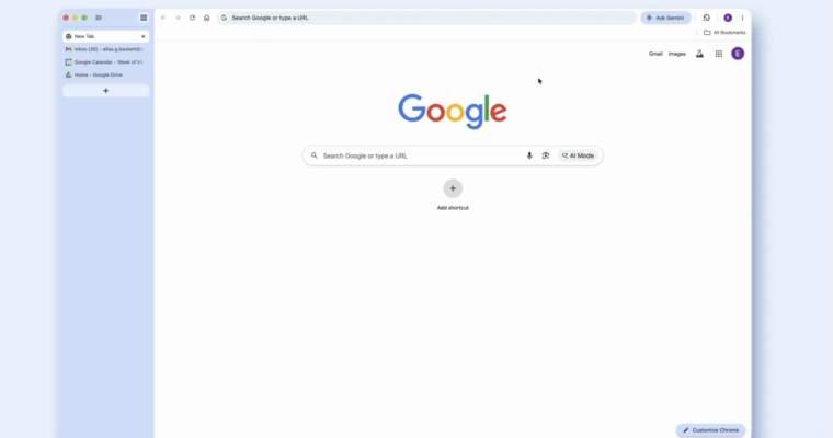 Google Chrome testează o nouă funcție pentru gestionarea taburilor, mutându-le într-un panou lateral vertical, o schimbare majoră de design pentru utilizatorii browserului