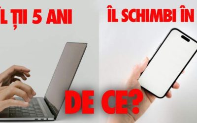 De ce ne schimbăm telefonul anual, dar laptopul nu? Misterul românesc
