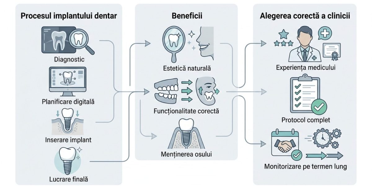 Cum găsești cel mai bun implant dentar: Ghid complet în România