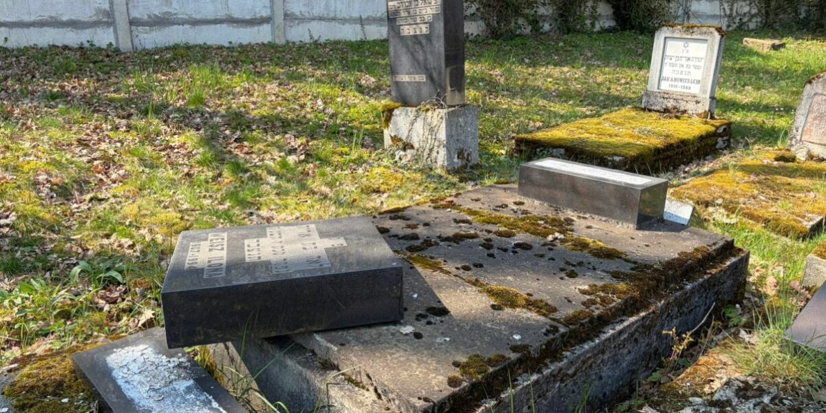 Monumente funerare vandalizate la Reghin: Poliția a deschis dosar penal