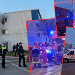 INCENDIU în Constanța: Plan Roșu activat ÎN bloc! Fetiță de 9 ani, la spital