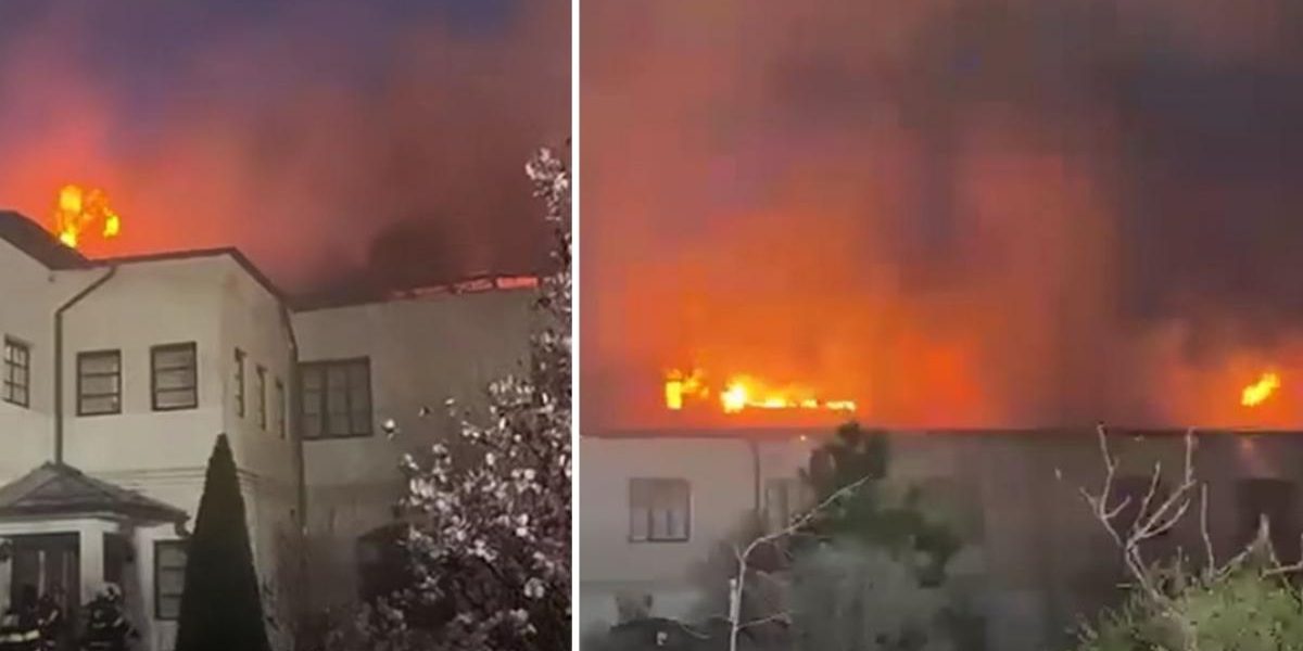 Incendiu puternic la Mănăstirea Bistrița: O măicuță, dispărută, pompieri din trei județe intervin