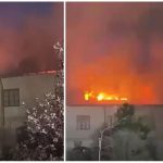 Incendiu puternic la Mănăstirea Bistrița: O măicuță, dispărută, pompieri din trei județe intervin