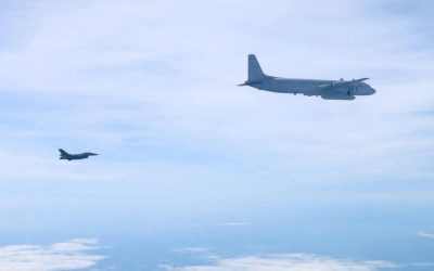 F-16 Românești, în misiunea NATO: Avion Rus, interceptat în spațiul Baltic