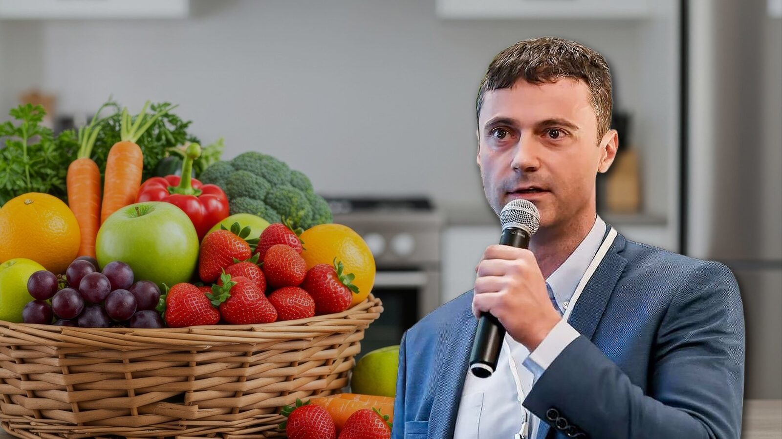 Coșul de Paște se umple de prospețime și culoare, cu fructe și legume proaspete, specifice sezonului