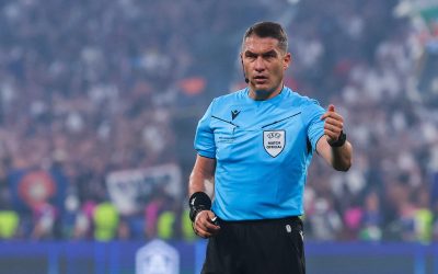 Atletico Madrid a învins Barcelona cu 2-0 în prima manșă a sferturilor de finală din UEFA Champions League, iar centralul român Istvan Kovacs a fost în centrul atenției