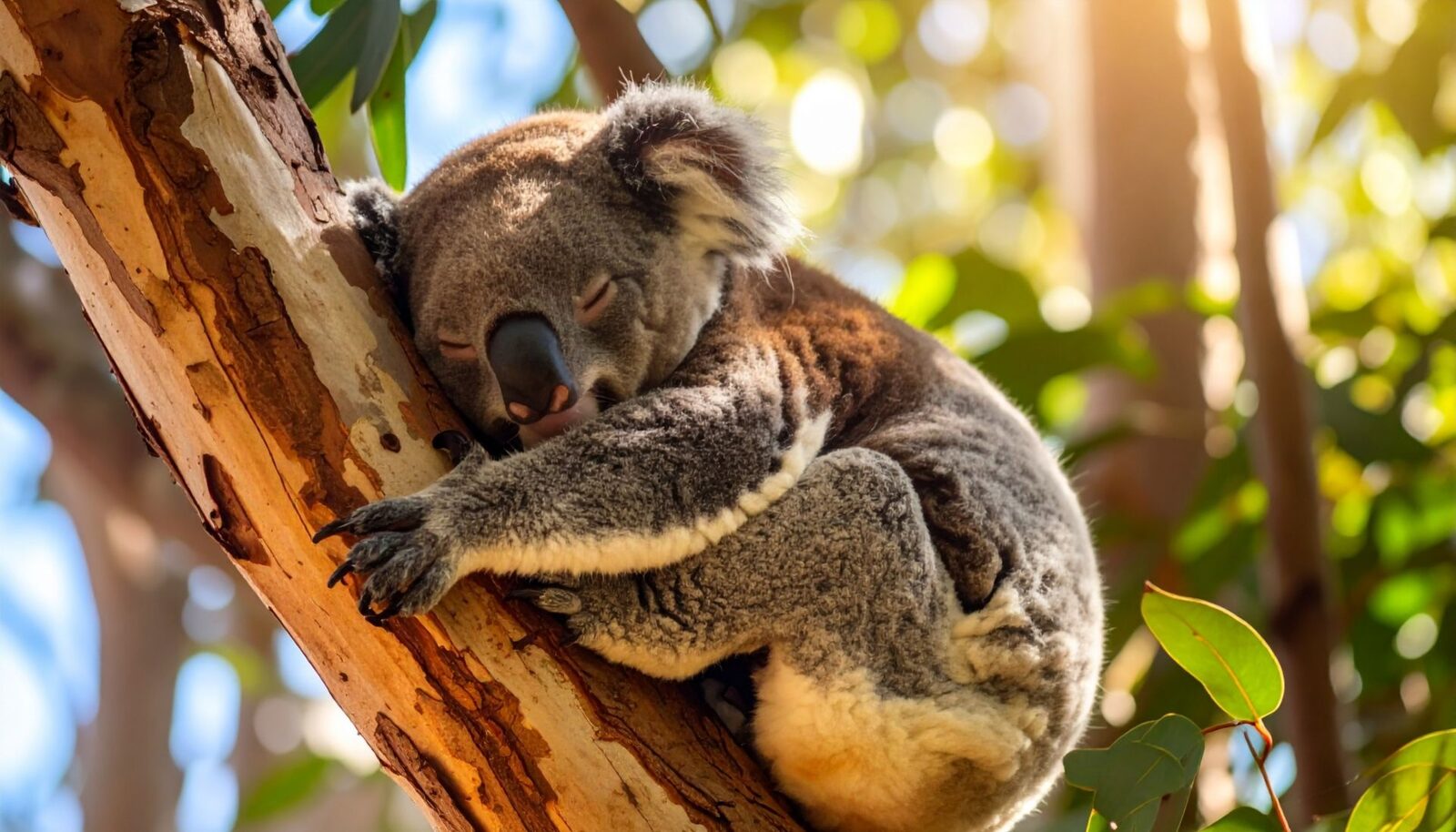 Test de cultură: De ce koala nu se dezlipește de copaci