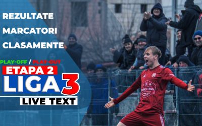 Rezultate incendiare în Liga 3: Play-off și Play-out, etapa 2, sezonul 2025-2026