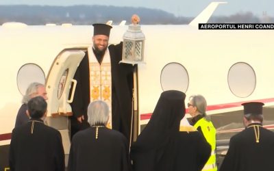 Lumina Sfântă de la Ierusalim, în România: Flacăra a ajuns la București