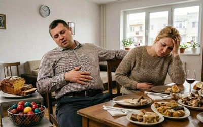 A mâncat prea mult de Paște? Ce semnale îţi dă corpul. Când mergi la medic