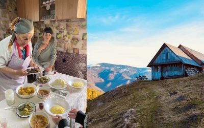 Maria Hoadrea, bunica din Țara Colibelor, răsfață turiștii cu bucate alese