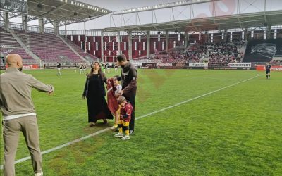 Meci de suflet în Giulești: Nepoții lui Lucescu au dat lovitura de start la Rapid