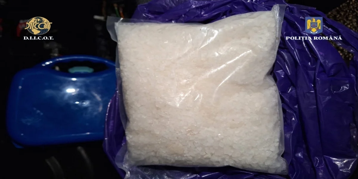 Cetățean polonez, arestat cu 50 kg de droguri „cristal” în România