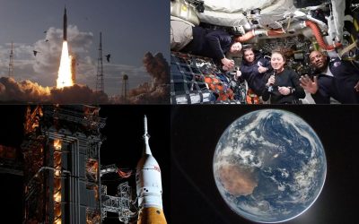 NASA publică imagini spectaculoase cu pământul văzut din capsula orion, după misiunea artemis 2