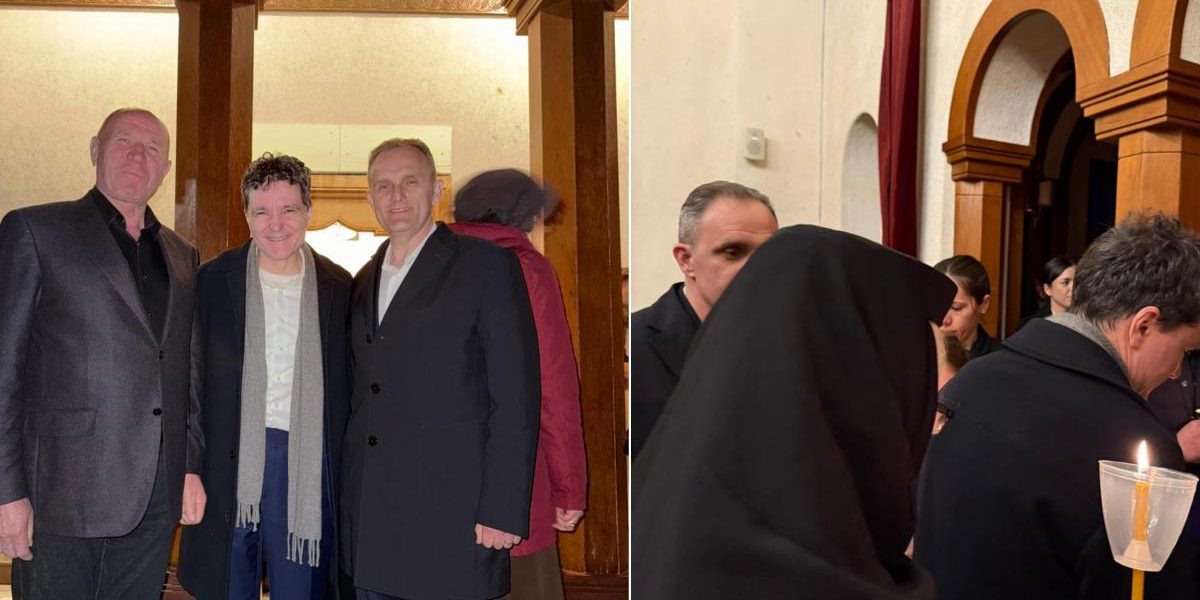 Nicușor Dan, vizită-surpriză la Mănăstirea Cornu de Vinerea Mare