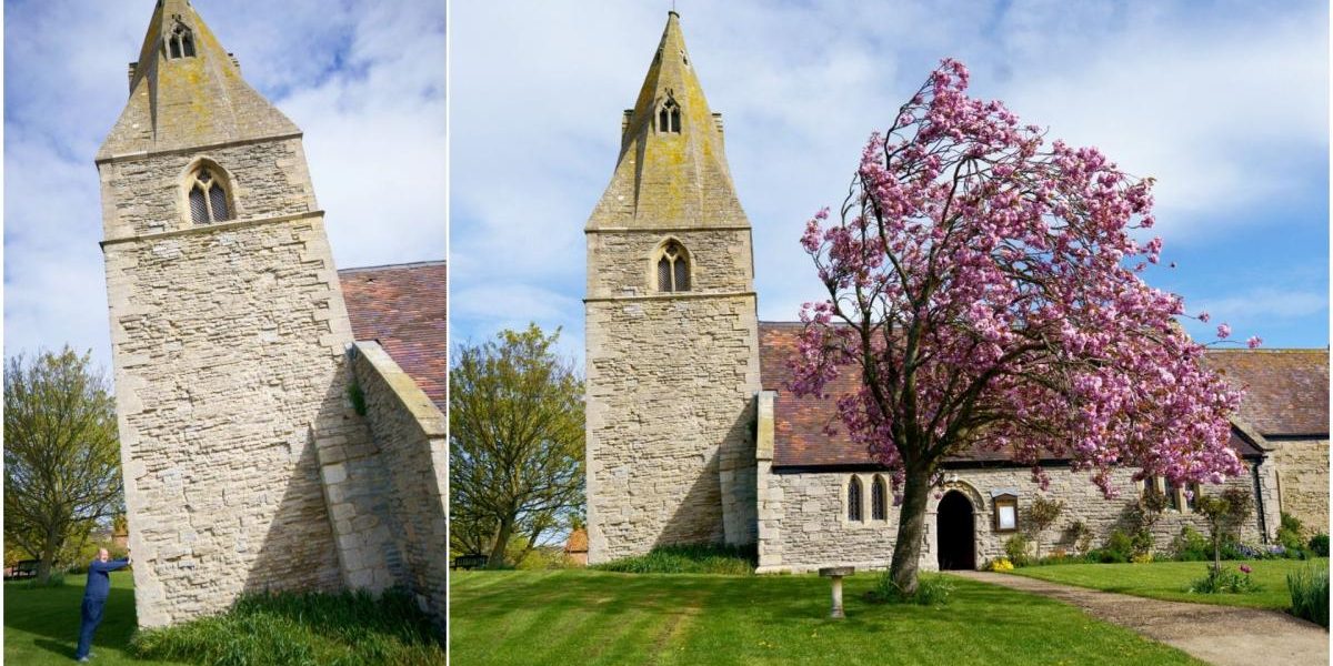 Biserica din Anglia, mai înclinată ca Turnul din Pisa: Situație critică