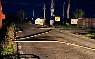 Un accident rutier grav a blocat complet traficul pe DN1D, la ieșirea din localitatea Ciorani către Urziceni, județul Prahova, în seara de 4 aprilie