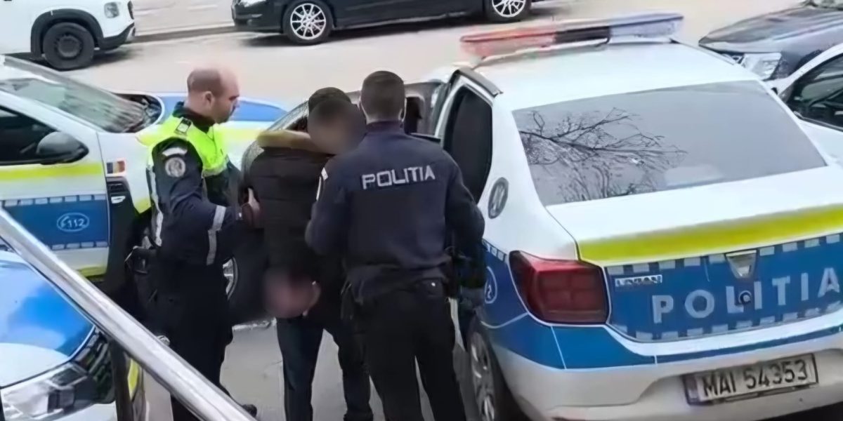 Tânăr brutal: Pumn în față pentru un polițist, după o banală cerere