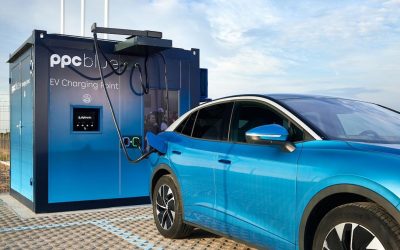 PPC Blue România Instalează Stații de Încărcare Rapidă la Aeroportul Otopeni PPC Blue România va instala șapte stații de încărcare ultra-rapidă pentru vehicule electrice la Aeroportul Internațional Henri Coandă din București (Otopeni)