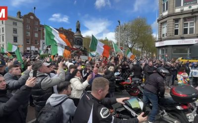 Proteste FURIOASE în Irlanda: Poliția declară ilegale demonstrațiile anti-prețuri