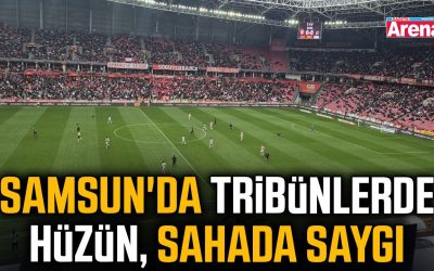 Jale în tribune la Samsun, respect pe teren