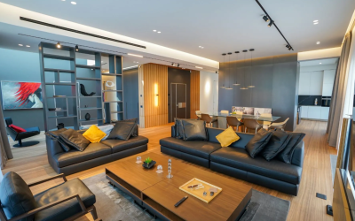 Un penthouse de lux în București: Vedere spre Ambasada SUA, dar