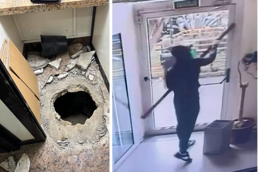 Hoți cu măști de actori și arme de jucărie, jaf ca-n filme la