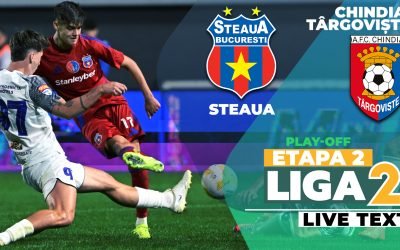 Steaua și chindia deschid etapa a 2-a din play-off-ul ligii 2