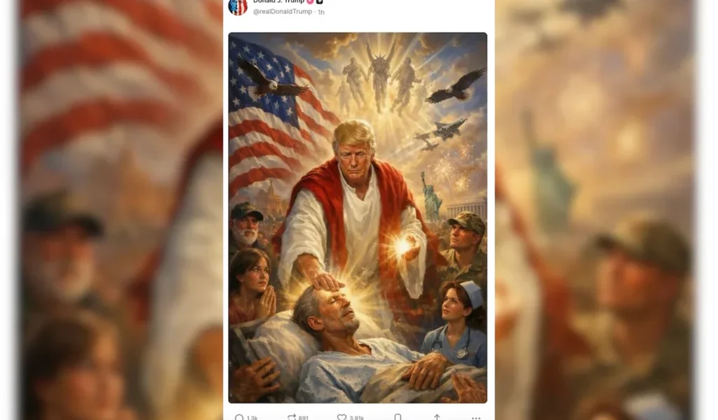 Donald Trump, „noul Mesia”? Reacții FURIOASE după postarea online