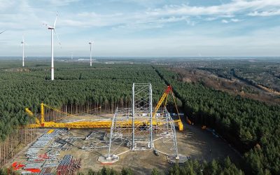 O turbină eoliană record, cu o înălțime impresionantă, va alimenta mii de gospodării în Germania În Schipkau, Germania, se construiește o turbină eoliană care aspiră să doboare recorduri