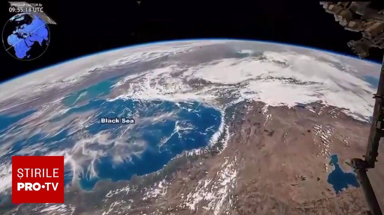 Marea Neagră din spațiu: Imagini ȘOCANTE publicate de Ambasada SUA. Artemis II, pe drum