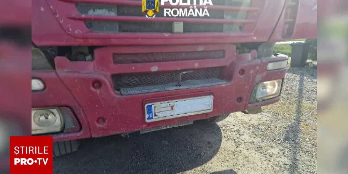 Șofer din Bihor prins că ascundea numerele. Ce sancțiune a primit