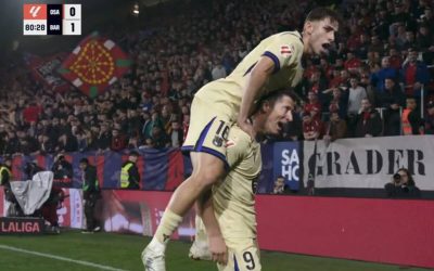 LEWANDOWSKI, gol salvator pentru Barcelona: VIDEO cu reușita polonezului