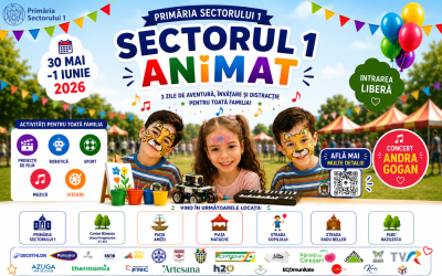 Copiii cuceresc Bucureștiul: Sectorul 1, trei zile de distracție pe 1 Iunie