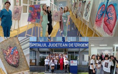 Corp uman și viață, culori la Spitalul Județean Buzău: Expoziție inedită