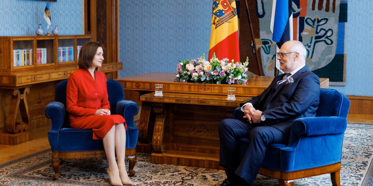 Moldova spre Europa: Maia Sandu, garanții de securitate de la Estonia și Germania