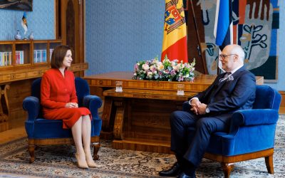 Moldova spre Europa: Maia Sandu, garanții de securitate de la Estonia și Germania