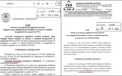 Amnistie fiscală pentru firme: ANAF renunță la TVA din urmă, propunerea a primit avize