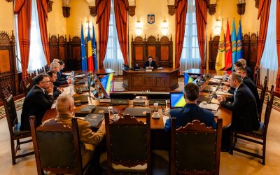 Nicușor Dan, la CSAT după ce o dronă rusească a lovit un bloc din Galați