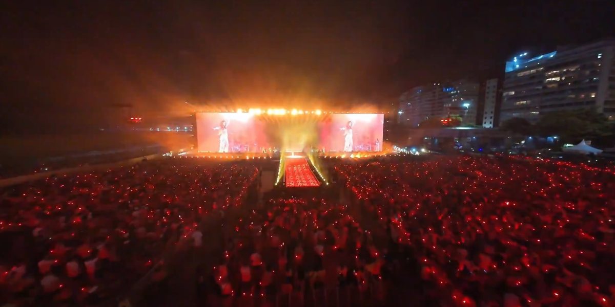Miting gigant pe Copacabana: Două milioane la concertul gratuit