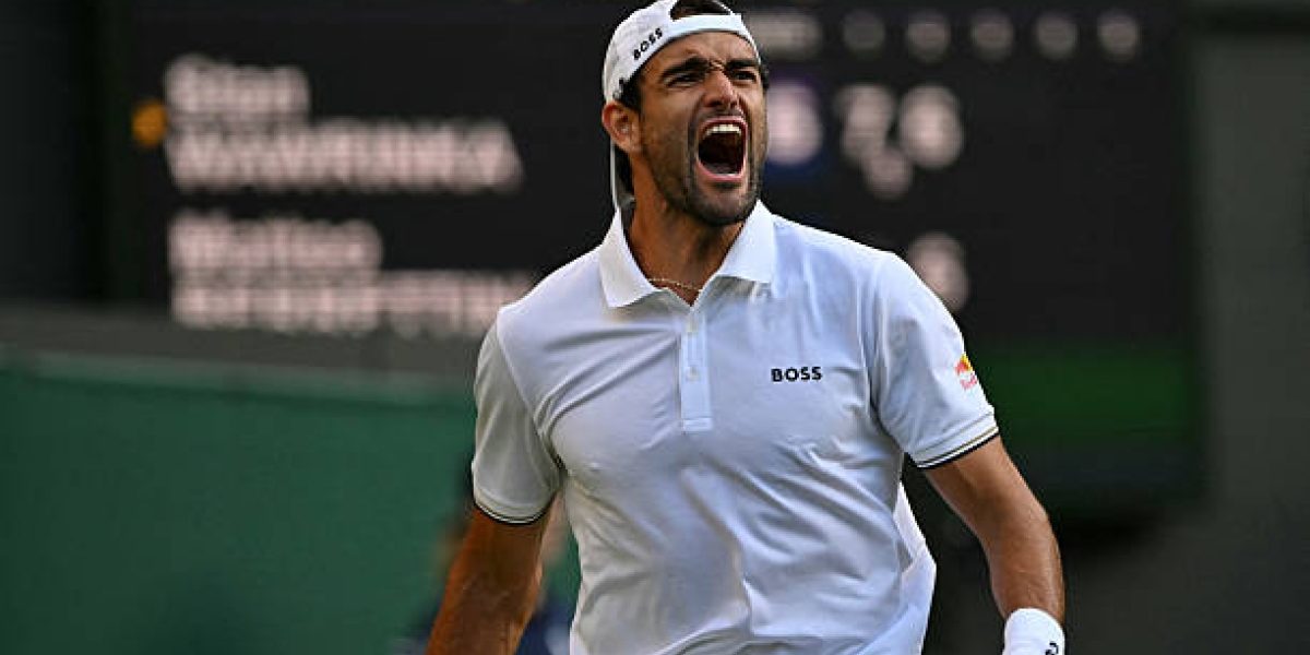 Berrettini dismisses Wawrinka from Wimbledon after an epic match. Source: Getty Images.