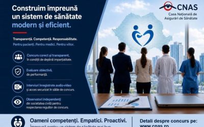 Șefii CAS la concurs: CNAS promite evaluare corectă, fără politizare