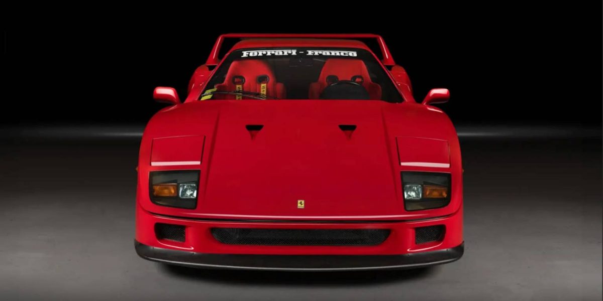 Ferrari F40 Marel, condus de Jean Sage, la licitație-record