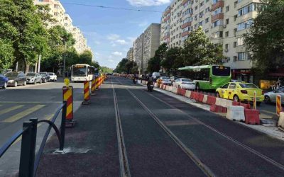 Bulevardul Chișinău: Linia de tramvai, gata pentru autobuze temporar