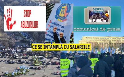 Polițist debutant, salariu sub minimul pe economie din 2026
