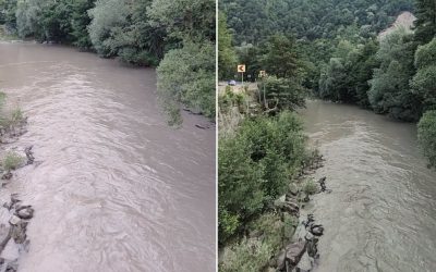 Poluare masivă Jiu după incident la Termocentrala Paroșeni